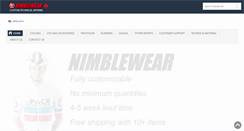Desktop Screenshot of nimblewear.ca